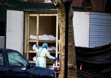 N.Y. Virus Deaths Hit New High, but Hospitalizations Slow